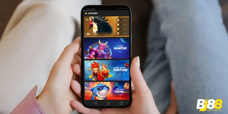 Tải app BJ88 giúp bạn có trải nghiệm cá cược mọi lúc mọi nơi.