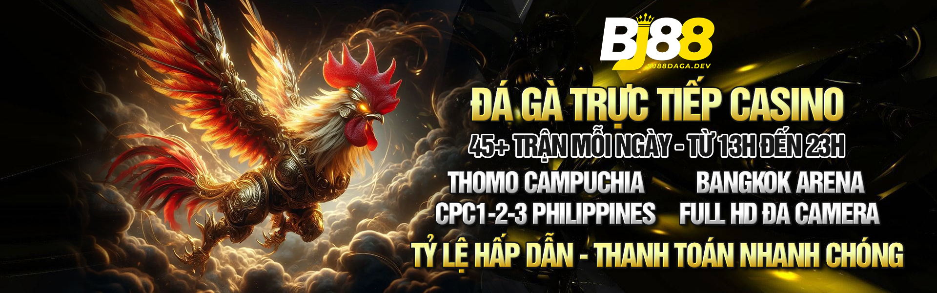 BJ88 🎖️ Link Đá Gà Trực Tiếp BJ88 COM Nghêu Hấp Thái | +100K Free 1 BJ88 đá gà trực tiếp 45+ trận đấu mỗi ngày