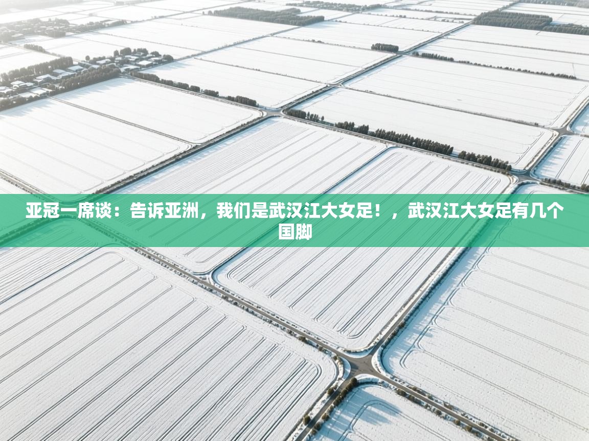 亚冠一席谈:告诉亚洲,我们是武汉江大女足!,武汉江大女足有几个国脚 第1张