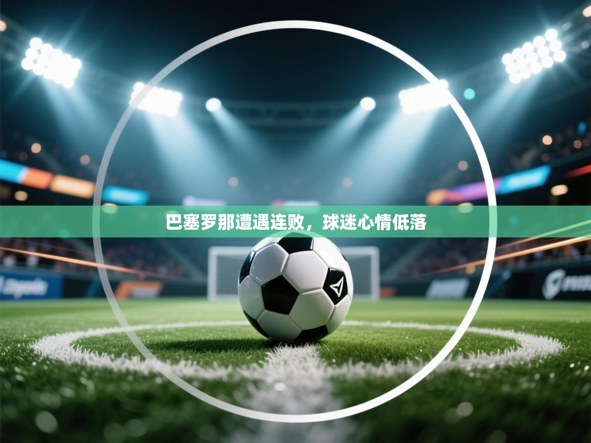 巴塞罗那遭遇连败，球迷心情低落  第1张